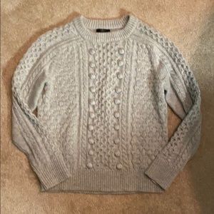 J CREW cable knit sweater